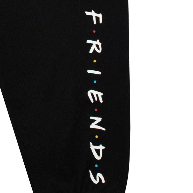 Friends بيجاما مركز بيرك للبنات من مسلسل الأصدقاء مقاس 16 باللون الأسود - Image 5